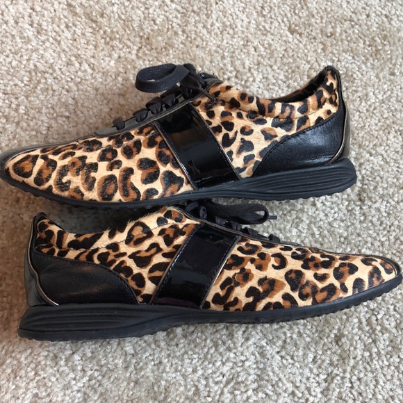 New! Cole Haan Bria Calf Hair Sneakers-8 - Picture 3 of 7